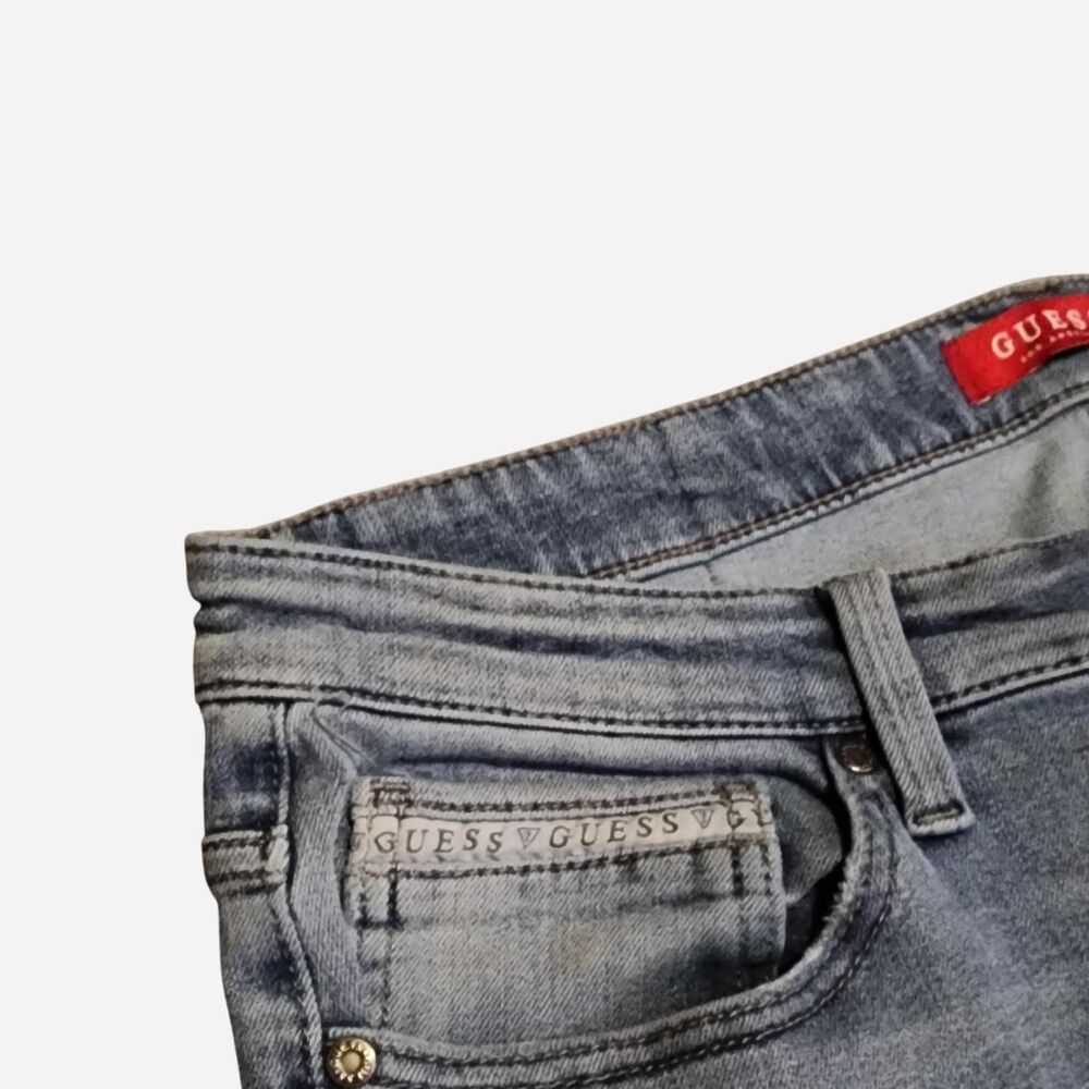 Guess blue skinny jeans #denim #guess #y2k #urbanwear #streetwear